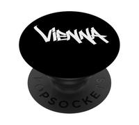 Viena Graffiti Ciudad Arte Callejero Handstyle Austria Souvenir PopSockets PopGrip Adhesivo