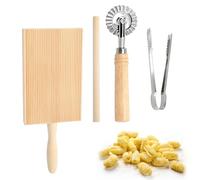 Viene con Rueda Cortadora de Pasta Tablero de Pasta de Noquis Tabla para Noquis de Madera Ligera con Mango Accesorios para Noqui Rodillo Duradero y Adecuado para Familias Cocinas