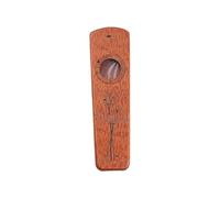 Viene Kazoo de Madera para Desatar la Creatividad Musical de los Amantes de la Música Adultos, Instrumento de Viento con 2 Membranas + 1 Arandela (Madera de Peral)
