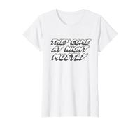 Vienen de Noche principalmente | Cotizar Aliens Camiseta gráfica económica, Mujer, Blanco, L