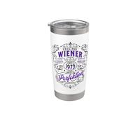 Vienés original año de nacimiento 1975 Vienés Vaso térmico de acero inoxidable de doble pared