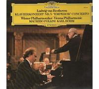 VIENNA PHILHARMONIC/KARL BOHM - BEETHOVEN KLAVIERKONZERT NR 5 "EMPEROR" CONCERTO 1979 VINYL LP VIENNA PHILHARMONIC KARL BOHM