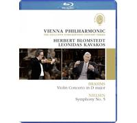 Brahms : concerto pour violon. nielsen : symphony no. 5. kavakos, blomstedt. [Francia] [Blu-ray]