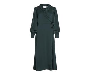 Vienna Ravenna L/S Ankle Wrap Dress-Noos, Plateado, 42