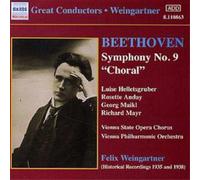 Vienna State Op Symphony No. 9 'Choral' (Weingartner, Lpo (CD) (Importación USA)