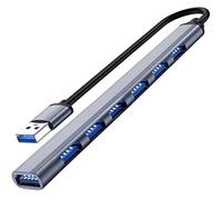 VIENON Hub USB 3.0 con 7 puertos, aluminio USB 3.0 Hub USB divisor extensor USB para portátil, PC, MacBook, Mac Pro, Mac Mini, iMac, Surface Pro y más