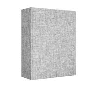 Vienrose Álbum de Fotos 10x15 cm 100 Fotos Lino, Gris | Álbum de Gran Capacidad Con Cubierta de Tela para Familia, Bebé y Boda