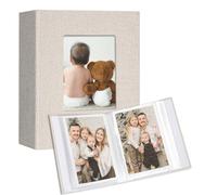 Vienrose Álbum de Fotos 10x15 cm 2 Pack, 50 Bolsillos para 100 Fotos,Beige