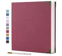 Vienrose Álbum de Fotos Autoadhesivo 40 Páginas Tapa Dura con Kit DIY Scrapbooking Libro de Recortes de Papel de 3 Anillos para Amantes Amigos Niños Aniversario de Boda Regalo