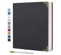 Vienrose Álbum de Fotos Autoadhesivo 40 Páginas Tapa Dura con Kit DIY Scrapbooking Libro de Recortes de Papel de 3 Anillos para Amantes Amigos Niños Aniversario de Boda Regalo