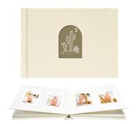 Vienrose Album de Fotos Mini 52 Bolsillos, Album Rigido Antiamarillento Portátil, Compatible con Fujifilm Instax Mini 12/11/9/8/90/25, Polaroid Snap PIC-300, Ideal para Viajes y Regalos, Beige