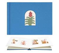 Vienrose Álbum de Fotos Mini 52 Bolsillos Álbumes de Foto Polaroid, Compatible con Cámaras Instantáneas 12, 11, 9, 8, 90, 25, Polaroid Snap PIC-300, Kodak Mini Shot 3, Azul