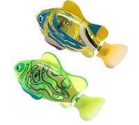 Vientiane 2 Piezas Peces de Juguete, Reutilizable Peces Electrónicos, Natación Eléctrica Peces, Pez de Juguete de Plastico, Juguete Pez Nadando, Juguetes de Piscina para la Piscina, Niños