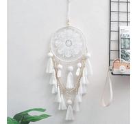 Vientiane Dream Catcher, Handmade Dream Catcher Network, Native American Mythology Stories for Wall Hanging Decoration Craft Gift (White)