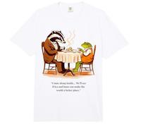 Viento en los sauces por Kenneth Grahame Libro Cita Niños Niñas Comfort Colors Adult Heavyweight T-Shirt