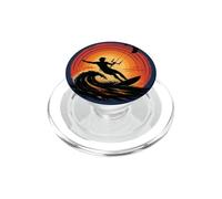 Viento Infinito y energía oceánica Kitesurf Atardecer PopSockets PopGrip para MagSafe