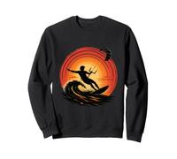 Viento Infinito y energía oceánica Kitesurf Atardecer Sudadera