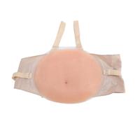 Vientre de Embarazo Artificial de Silicona para Embarazadas, Abdomen, fotografía, Actor, Accesorio de Rendimiento con Correa Ajustable para Disfraces, Cosplay (Metro)