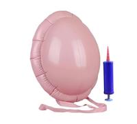 Vientre de maternidad inflable: estilo Jolly Santa, función de inflado fácil, potenciador de vestimenta navideña, accesorio para fiestas | para fiestas de disfraces Celebraciones de temporada Sesiones