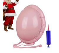 Vientre de Papá Noel - Accesorios de disfraz de vientre artificial, PVC realista, hinchable, falso, vientre , para mujeres, hombres, jóvenes, cosplay, , Halloween, juego de rol