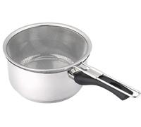 VIER - Cazo Freidora con cestillo 18cm. Inoxidable, Induktion