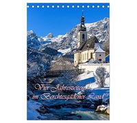 Vier Jahreszeiten im Berchtesgadener Land (Tischkalender 2026 DIN A5 hoch), CALVENDO Monatskalender: Die Perle der Alpen empfängt seine Besucher zu ... und bayerischer Gastlichkeit.