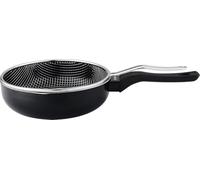 VIER - Sartén honda Freidora de Inducción Aluminio antiadherente Ø 26 cm, cap. 4,01 litros (135 Oz), Base Inducción apta para toda clase de cocinas, Mango Ergonómico Aislante, pico vertedor.