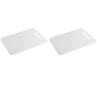 VIER - Tabla de cortar fabricada en polipropileno, SIN BPA NI PFOA, medidas 34cm (13.38 in) de largo por 24cm (9.44 in) de ancho. (Paquete de 2)