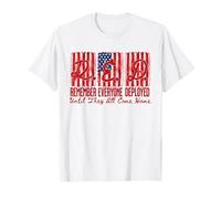 Viernes Rojo Recuerde que Todos Desplegados Para Mujeres Hombres Niño Esposa Camiseta