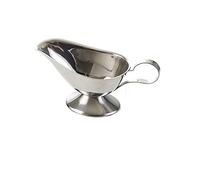 Vierta la salsa en el plato Salsa sin goteo de sal para labios especias, salsa, barco, cocina, restaurante, salsa de carne, labio, salsa de acero inoxidable, caja de almacenamiento, servidor de