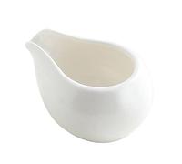 Vierta la salsa en el plato Salsera de porcelana para salsa de cerámica para calentar salsas aderezos para ensaladas leche usando aderezo para ensaladas (Color: B) (1)