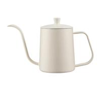 Vierta la tetera de café, la tetera de cuello de cisne con tapa, picos largos y estrechos de 350 ml/12 oz, vierte la jarra, jarra de agua de acero inoxidable para café, té, espresso, leche, té de cam
