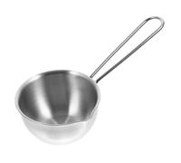 Vierte aceite de salsa pequeña sartén para cocinar una cacerola pequeña de hierro de hierro de hierro sartén plano de acero inoxidable stock mini estufa vaporera de vapor de acero inoxidable 304