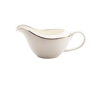 Vierte la salsa en el plato, bote de salsa de cerámica, bote de salsa de porcelana, salsa de tomate, salsa de pimienta negra, estante de condimentos, servidor de aderezo de ensalada blanca