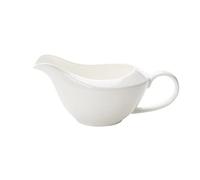 Vierte la salsa en el plato, bote de salsa de cerámica para aderezo de ensalada, caldo de leche, crema de café, blanco, 13.5 onzas, servidor de aderezo de ensalada