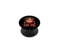 Vierte un Poco de Salsa en mí Feliz día de Pavo Cena de Acción de Gracias PopSockets PopGrip Adhesivo