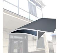 vierteaguas muro exterior Deflector de línea de goteo para aleros de metal/canalones para bordes de paredes exteriores/protección contra goteo del borde(Gray 16 PCS)