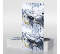 Vieshful 10 Piezas Azulejos Adhesivos 30x60cm, Imitación Mármol, Azulejos Adhesivos Impermeables para Cocina, Baño, Salón o Paredes TV, Azul (No son azulejos reales)