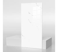 Vieshful 20 Piezas Azulejos Adhesivos 30x60cm, Imitación Mármol, Azulejos Adhesivos Impermeables para Cocina, Baño, Salón o Paredes TV, Blanco (No son azulejos reales)