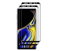 VIESIP - Protector de pantalla curvada 3D para Samsung Galaxy Note9, dureza 9H, cobertura de pantalla completa, sin burbujas, bordes curvados 3D para Galaxy Note9 (6.4 pulgadas)