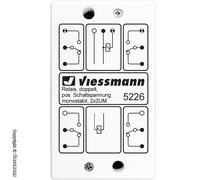 Viessmann 5226 - Relé, Monostable, 2 X 2UM, Señal De Conmutación Positiva Nueva