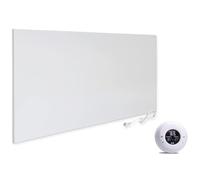 VIESTA® H700 Calefacción por infrarrojos 700 W - Panel 60×120 cm, Carbon Crystal, sin marco, pared/techo, IP20, TÜV/GS, protección contra sobrecalentamiento, incl. termostato inalámbrico TH20