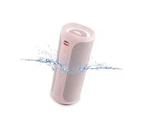 Vieta Pro Altavoz Bluetooth Potente, Resistente al Agua, 10H de Batería, Micrófono y Radio FM. Altavoz Portátil Grande True Wireless, Aux In, USB, Asistente de Voz y Sistema de Luces | Upper 3 Rosa