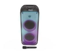 Vieta Pro Altavoz con Auracast y Luces LED RGB, Potencia 150W, Bluetooth 5.3, Micrófono Inalámbrico, Reproduce Desde USB o microSD - Party 110