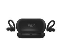 Vieta Pro Auriculares Inalámbricos con Bluetooth 5.4, Control Táctil y Ajuste Deportivo. Cascos con Micrófono y Batería 22h. Auriculares Botón Resistentes al Agua con Caja de Carga | Action 2