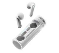 Vieta Pro Auriculares Inalámbricos con Bluetooth 5.4, Control Táctil y Manos Libres. Cascos con Micrófono y Batería de 19h. Auriculares con Caja de Carga Magnética Portátil | Rolling Blanco