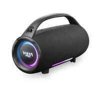 Vieta Pro Mini Thunder 2 Altavoz Bluetooth Potente 100W con 15h de Batería, IPX6 Impermeable. Speaker Portátil Grande con Luces RGB y Sonido Estéreo TWS, USB-Player