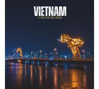 Vietnam 2026 Calendar: Scenic Monthly Views of Ha Long Bay, Hanoi Streets, Rice Terraces & Mekong Delta • U.S. Holidays with Notes | 8.5 × 8.5 in