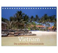 Vietnam, die schönsten Traumstrände (Tischkalender 2026 DIN A5 quer), CALVENDO Monatskalender: Traumhafte Strände in Vietnams