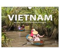 VIETNAM - Im Land des aufsteigenden Drachens (Wandkalender 2026 DIN A4 quer), CALVENDO Monatskalender: Hanoi, Ho Chi Minh City, Hoi An und Hue